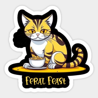 Feral Feast Sticker